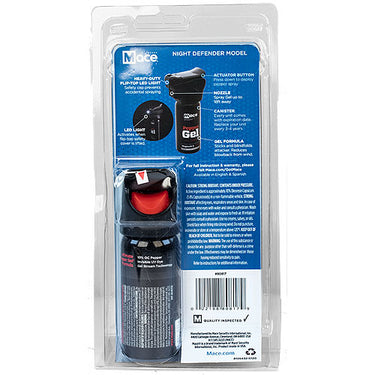 Mace Pepper Spray Night Defender Mk-Iii Light